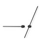 Opviq Sword - 13488 Lámpara de pared de cuerpo metálico negro